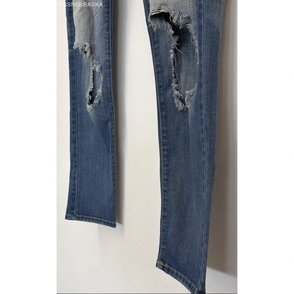 Flying Monkey Blue Womens Denim Jeans -‎ Size 24 - Picture 6 of 12